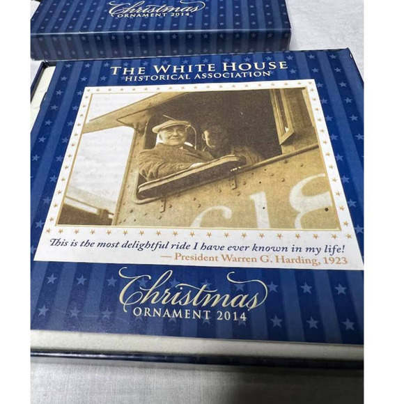The White House Historical Association Christmas Ornament 2014 Train Set - Picture 4 of 5